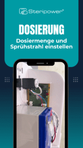Videothek: Dosiermenge und Sprühstrahl einstellen